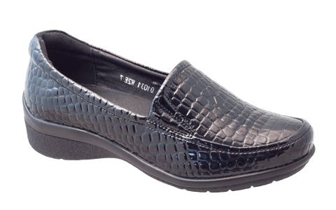 Pilgrim Women's Dress Shoe - D1031 Lurk - Black/ CRC