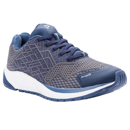 Propet's Men Diabetic Walking Shoes - Propet One MAA102M - Navy/Grey