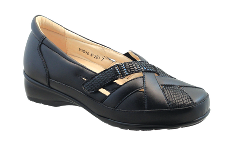 Pilgrim Women's Dress Shoes - P3096 Dominique - Black Snake