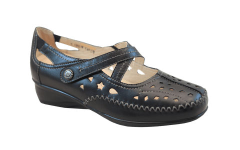 Pilgrim Women's Dress Shoes - P3165 Ginger - Black