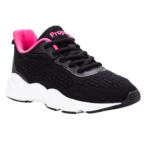 Propet Women's Stability Shoe- Stability Strive WAA212M - Black/ Hot Pink