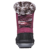 Propet Women Lumi Tall Lace WBX002S - Insulated Waterproof Winter Booties -Berry