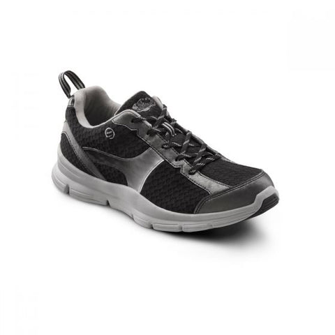 Dr. Comfort Men's Athletic Diabetic Shoes - Chris - Black