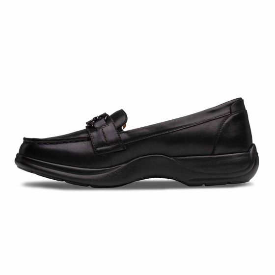 black dress shoes womens comfortable shoe shiny detail ROSANA Maratown seamlessly blend classic design with exceptional cushioning Women's Oxford Shoes Flat Slip
