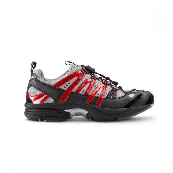 Dr. Comfort Men’s Athletic Shoes - White with Red Accent Amazon.com | Dr. Comfort Men main image 3