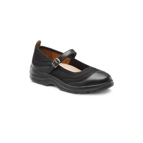 Dr. Comfort Women's Diabetic Casual Shoe - Flute - Black