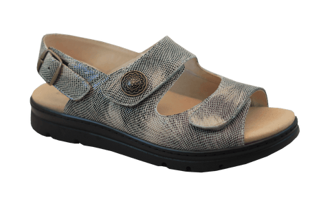 Pilgrim Women Sandals -D1117 Relive - Beige Snake