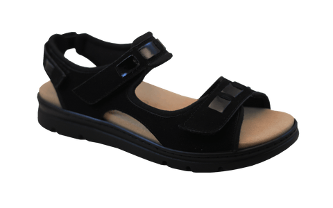 Pilgrim Women Sandals - D1118 Rejuve - Black