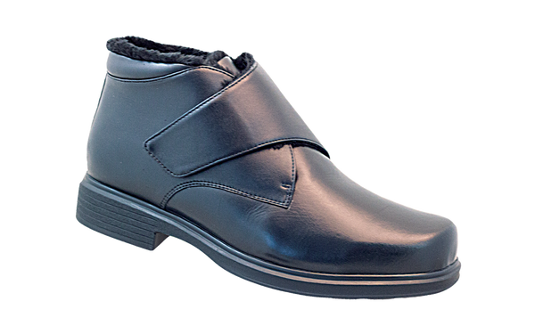 mens black winter dress boots Pilgrim Men Dress Boots -D2206 Wise Fur
