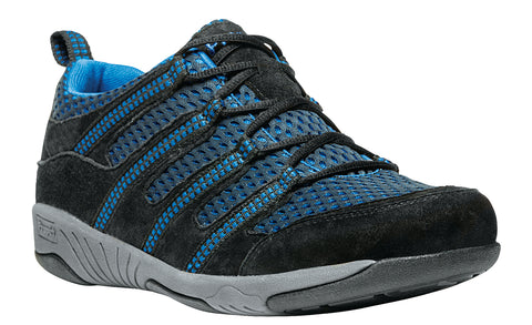 Propet's Men Walking Shoes- Jackson M0605 Black/Blue