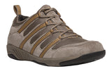 Propet's Men Walking Shoes- Jackson M0605 Gunsmoke/Gold