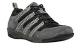 Propet's Men Walking Shoes- Jackson M0605 Pewter/Black
