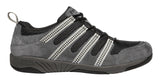 Propet's Men Walking Shoes- Jackson M0605 Pewter/Black