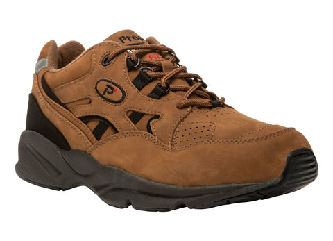 Propet's Men Diabetic Walking Shoes - Stability Walker M2034- Choco Nubuck