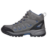 Propet's Men Diabetic Work Boots- M3599 - Grey/ Blue