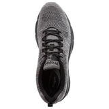 Propet's Men Active Walking Shoes - Stability Fly- MAA032M - Dark Grey/Light Grey