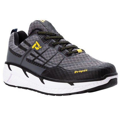 Propet's Men Diabetic Walking Shoes - Propet Ultra MAA202M- Grey/Black