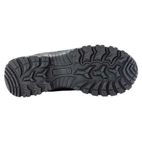 Propet s Men Work Boots Traverse MBA042K Black Dk Grey Comfy