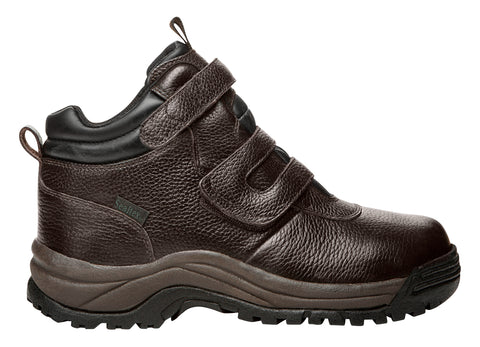 Propet's Men Diabetic Winter Boots- Cliff Walker Strap MPRX85 - Bronco Brown