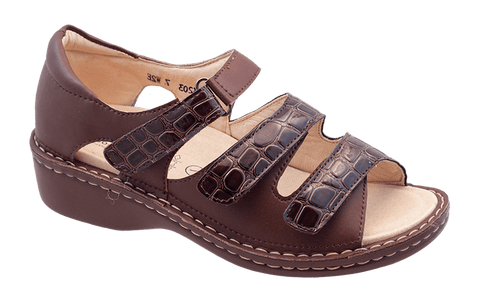 Pilgrim Women Sandals -P3203 Andrea - Brown/ CRC