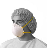 Medline ASTM Level 3 Cone-Style N95 Particulate Respirator Mask- White- Box of 20 pcs- Size Regular