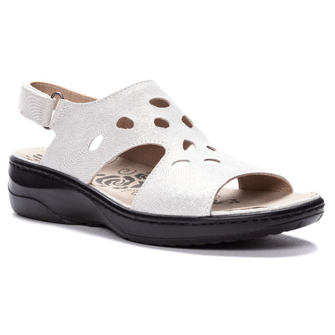 Propet's Women Casual Sandals - Gabbie WSO043L- Silver