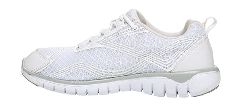 Propet Women s Walking Shoe Travelite W3247 White Comfy Shoes