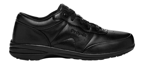 Propet Women's Diabetic Slip Resistant Shoe- Washable Walker W3840- Black