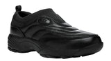 Propet Women's Slip Resistant Shoe- Wash & Wear Slip on II W3851- Black