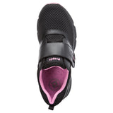 Propet's Women Active Walking Shoes - Stability X Strap- WAA033M - Black/Berry