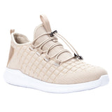 Propet Women Diabetic Active- Travelbound WAA132M - Cream Metallic