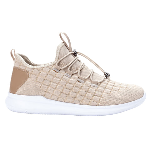 Propet Women Diabetic Active- Travelbound WAA132M - Cream Metallic