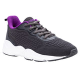 Propet Women's Stability Shoe- Stability Strive WAA212M - Grey/ Purple