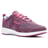 Propet Women's Washable Walker Revolution Slip Resistant- WCS012M - Berry/Blue