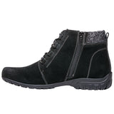 Propet Women's Boot- Delaney WFV002S - Black Suede