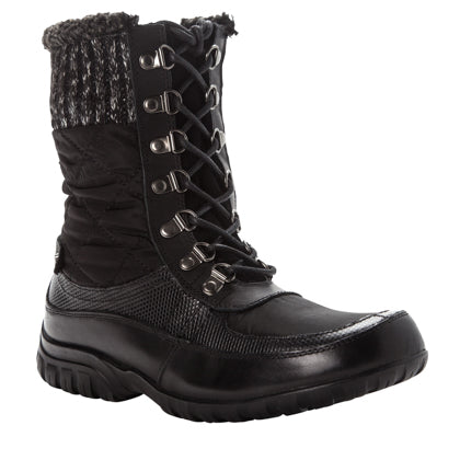 Propet Women s Winter Boots Delaney Frost WFV032S Black Comfy