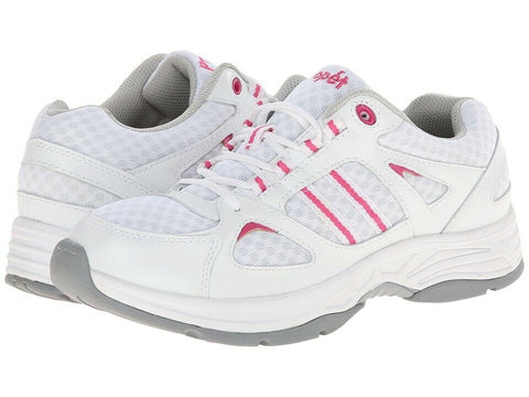 Propet Women Walking Shoes - Tasha W0621 - White/Pink